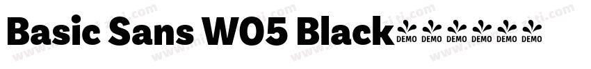 Basic Sans W05 Black字体转换